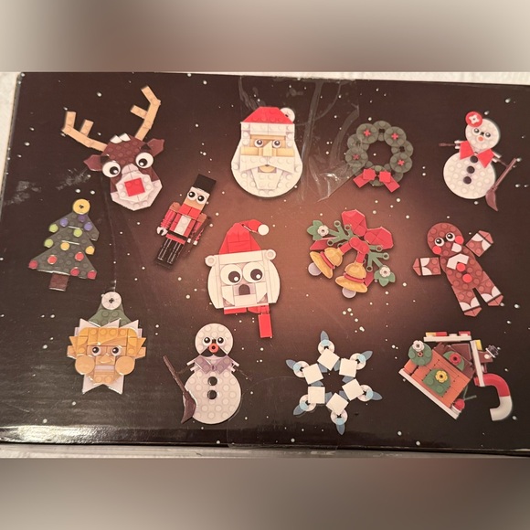 Bricks / building blocks - Flegos - Christmas ornament making set -non-Legos New - Picture 2 of 8